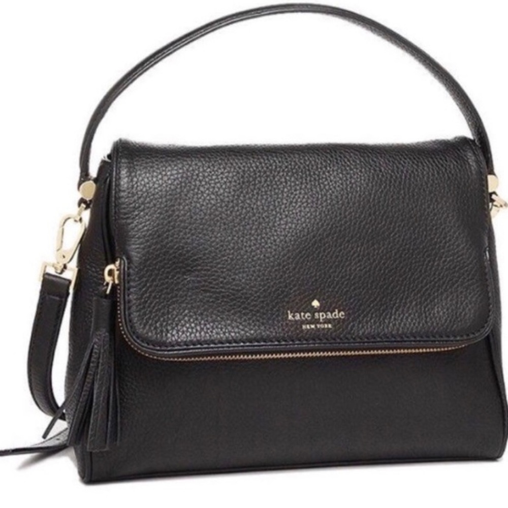 Black Kate Spade crossbody purse